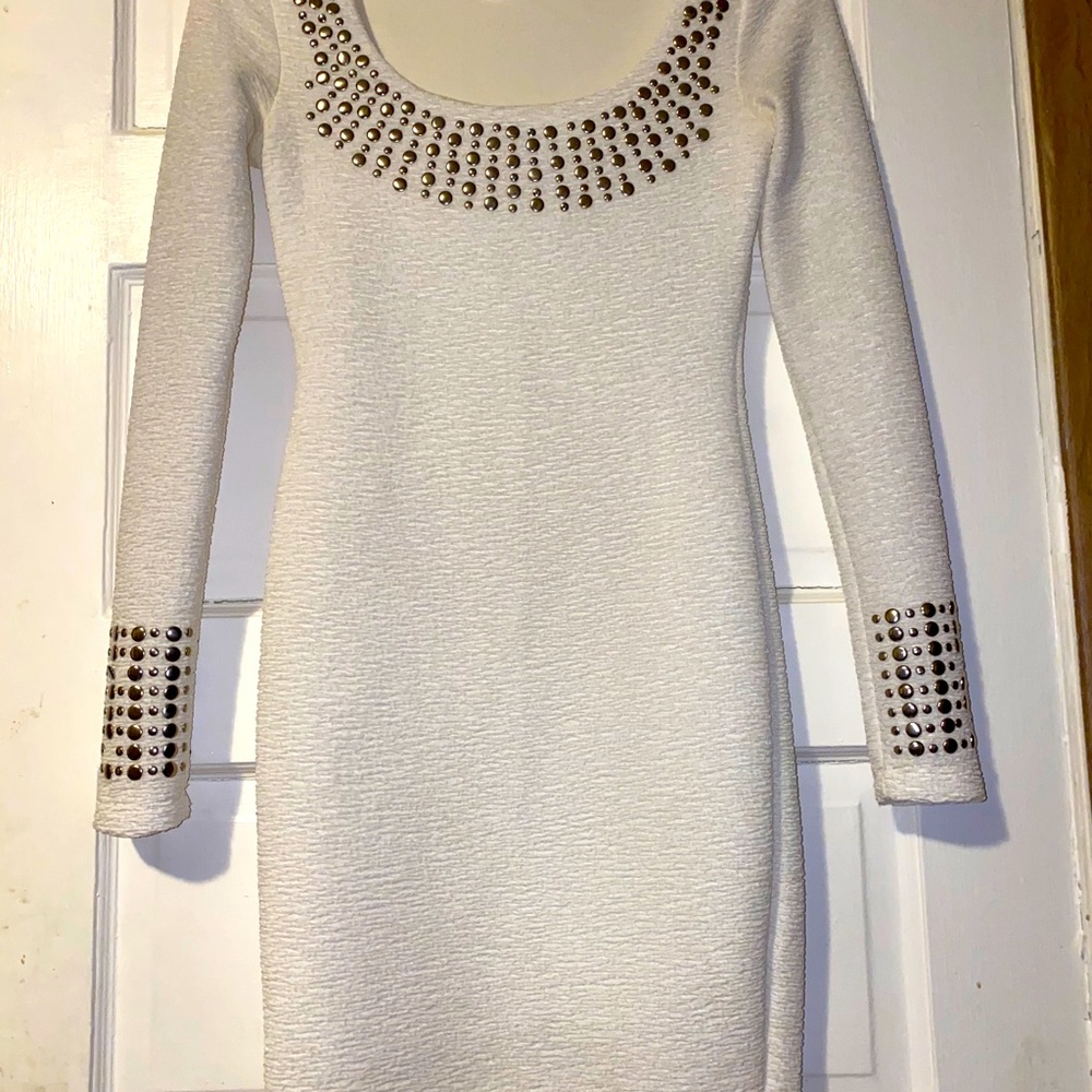 Hot Miami Styles White beautiful Dress.